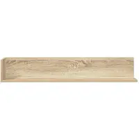 vidaXL Wandschappen 2 st 100x16,5x16,5 cm bewerkt hout sonoma eiken
