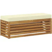 vidaXL Buitenstoel Bank Massief Acacia Hout Naturel