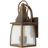 Elstead Lighting LED Wand Buitenlamp Montauk | 2X E14 Max 60W | IP44 | Dimbaar | Sienna