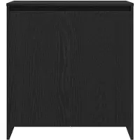 vidaXL Dressoir, zwart eikenfineer, 70 x 41 x 75 cm, houtvezel