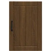 vidaXL Keukenbovenkast Lucca bewerkt hout bruin eikenkleur