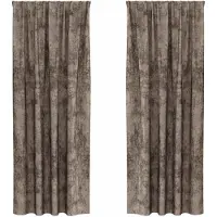vidaXL Velvet Gordijnen 2 st Cappuccino 260 x 140 cm Fluweel
