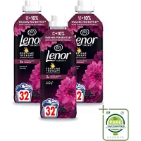 Lenor 3 x – Wasverzachter – Lotus Flower & Diamond Figs – 32 Wasbeurten – 675 ml - Grootverpakking - Vaatwasstrips - Wasverzachter - Wasmachine - Geur - Wasbeurt - Kleding Verzachten