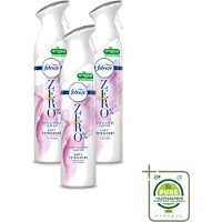 Febreze 3 x Spray - Zero % - Orchidee - Luchtverfrisser - 300ml - Grootverpakking - Vaatwasstrips - Luchtverfrisser - Geuren Verwijderen - Orchidee Geur - Frisse Geur - Zero %