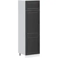 vidaXL Keuken kast Porto, zwart, houtvezel