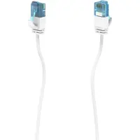 Ginza.se 00200690 RJ45 Netwerkkabel, patchkabel CAT 6A U/UTP 3 m Wit Extreem dun 1 stuk(s)