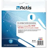 Actis KC-41R inktpatroon voor Canon printers; vervanging voor Canon CL-41/CL-51; standaard; 18 ml; kleur