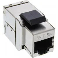 InLine RJ45 prise femelle/prise femelle insert, SNAP-In, Cat.6A stp