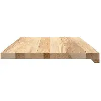 vidaXL Vensterbanken 2 st onbehandeld 70x40x2 cm massief eikenhout