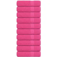 vidaXL Handdoeken FROGN 10 st 50x100 cm 360 g/m² roze