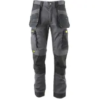 DeWalt FAIR31380 Fairhaven Stretch Werkbroek - Grijs / Zwart - W38/L31
