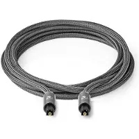 Nedis Catb25000gy50 Toslink M-toslink M Gevlochten Optische Audiokabel 5 M