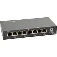 Level One Switch - LEVELONE - GEP-0823 - 8 poorten PoE 10/100/1000 - 120W
