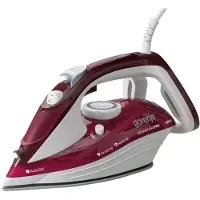 Gorenje SIH3000RBC, stoomstrijkijzer, keramische strijkzool, 2,5 meter, 105 gram/minuut, rood, 40 gram/minuut