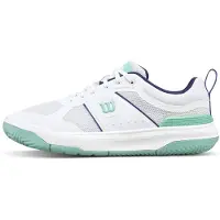 Wilson Pickle Pro Dames Pickleball Schoen - Wit/Baai/Skipper Blauw, Maat 6