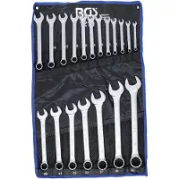 Bgs Spanner, Combinatiesleutelset SW 8 - 32 mm 19 stuks. (12 mm, 17 mm, 24 mm, 22 mm, 32 mm, 10 mm, 16 mm, 20 mm, 14 mm, 19 mm, 18 mm, 8 mm, 11 mm, 13 mm, 15 mm, 21 mm, 30 mm, 27 mm, 9 mm)