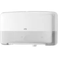 Tork Toiletpapierdispenser Tork T2 Elevation jumbo klein duo wit 555500
