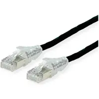 Dätwyler Patchkabel Kat.6A (Class EA) S/FTP, CU 7702 flex LSOH, AMP v2, schwarz, 10 m