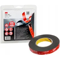 3M VHB 7100123359 Zwarte Dubbelzijdige Tape 19mm x 11m