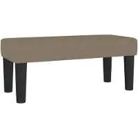 vidaXL Bank Taupe 70 x 30 x 30 cm Stof