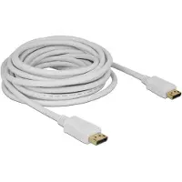 DeLOCK Premium DisplayPort kabel - versie 1.2 (4K 60Hz) / wit - 7 meter