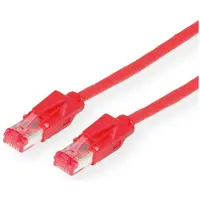 Secomp KERPEN F6-90 S/F H, klaar voor gebruik, Cat.6 (Class E), HiRose, rood, 3 m