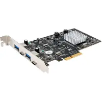 EXSYS EX-12005 4-poorts USB 3.2 Gen2 PCIe kaart 2x USB-A en 2x USB-C