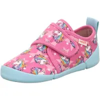 Superfit Huisschoenen 'VENTI' hemelsblauw / geel / framboos / wolwit