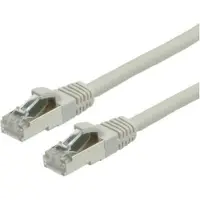 Telegärtner patchkabel, Cat.6A (diep), S/FTP, 20,0 meter, grijs