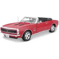 Maisto Chevrolet Camaro SS 396 Cabrio Rood 1/18