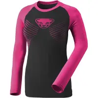 Dynafit Speed Dryarn W Lange Mouwen T-Shirt voor Dames - Roze - Ski - Wandelen - Ademend