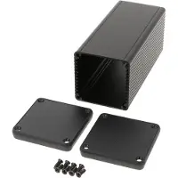 Hammond Electronics 1455CS1202BK 120 x 54 x 54 Aluminium Geëxtrudeerd Zwart 1 stuk(s)