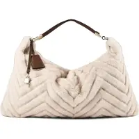 Liu Jo Dames Hobo Bag beige tas (OSFA), Casual, Polyester AF6194-E1161