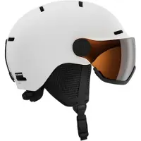 Salomon Orka Visor Ski- en snowboardhelm junior Wit 56-59