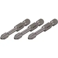Hazet 106321 Kruis-bit Aandrijving: 1/4 (6,3 mm) Uitvoering: Kruiskop Pozidriv PZ 3 50 mm