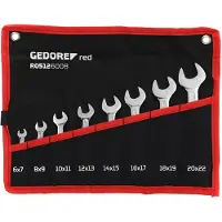 Gedore 3301081 R05126008 Dubbele steeksleutelset 8-delig Sleutelbreedte (metrisch) 6 - 9 mm