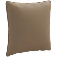 vidaXL Rugkussen PUTTEN 100% Polyester Taupe 40 x 40 x 15 cm