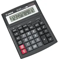 Canon WS-1210T - Calculatrice de bureau - 12 chiffres - panneau solaire, pile - noir