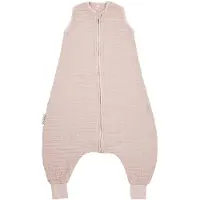 Meyco Baby Uni baby zomer slaapoverall jumper - pre-washed hydrofiel - soft pink - 80cm - 0.5 TOG