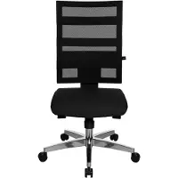 Topstar Bureaudraaistoel | met puntsynchroontechniek | zwart/zwart 450-550 mm | zonder armleuningen draagvermogen 110 kg | 1 stuk - 9590 T200 9590 T200