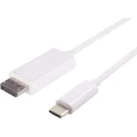 Microconnect USB3.1CDPB2W 2m USB C DisplayPort Weiß Videokabel-Adapter