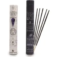 Ancient Wisdom Ancient Witch wierook - verleiding - seduction - amethist pendel - heksen wierook - spell incense - koker 12 stokjes