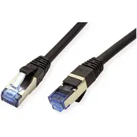 Value Patchkabel Cat.6A (klasse EA), S/FTP (PiMF), LSOH, zwart, 7 meter