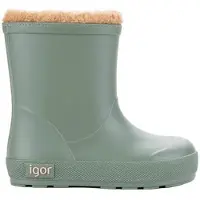 Igor Yogi Borreguito regenlaarzen met profielzool - lichtgroen Meisjes Rubber - maat 25