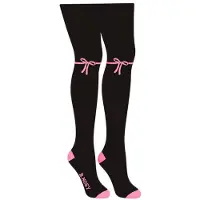 B.NOSY Marley maillot met print - zwart/roze Meisjes Stretchkatoen Printopdruk - maat 98/104