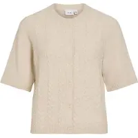 Vila Gebreid vest 'VILiga' beige