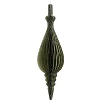 Décoris Ornament papier d22h80 cm groen kerst