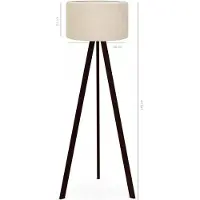 Opviq Asir - Vloerlamp - Beige - 21 x 38 cm - 140 cm Hoogte