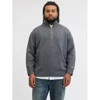 Jack & Jones Plus Trui 'JORNORREBRO' donkergrijs