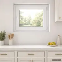 vidaXL Kleur binnenkant kelderraam Wit RISOR 70 x 60 cm